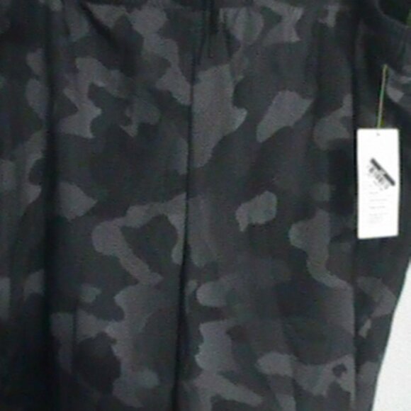 All In Motion - Men's 9" Lined Shorts Size Drawstring Camo Black - Picture 1 of 15